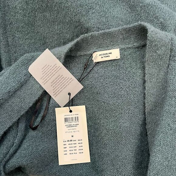 JDY Firez long sleeve longline knit cardigan size M - Picture 5 of 8